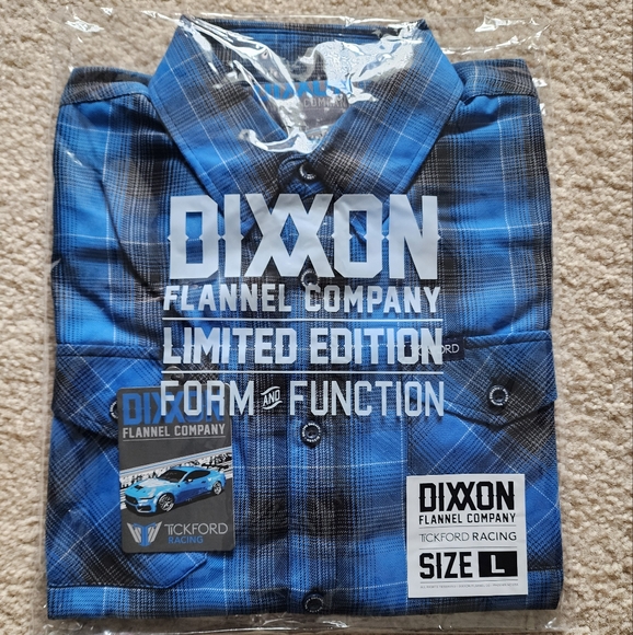 Dixxon TICKFORD RACING Flannel. Men’s Medium & Large Available. NWT ⭐VERY RARE‼️ - Picture 7 of 8